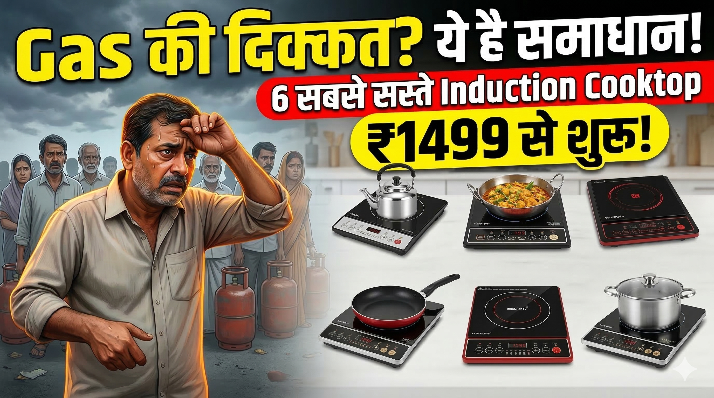 Gas की दिक्कत में काम आएंगे ये 6 सस्ते Induction Cooktop, ₹1500 से शुरू कीमत
